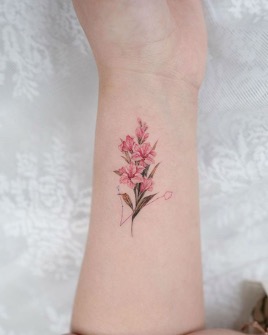 Picture of a tatoo on a wrist